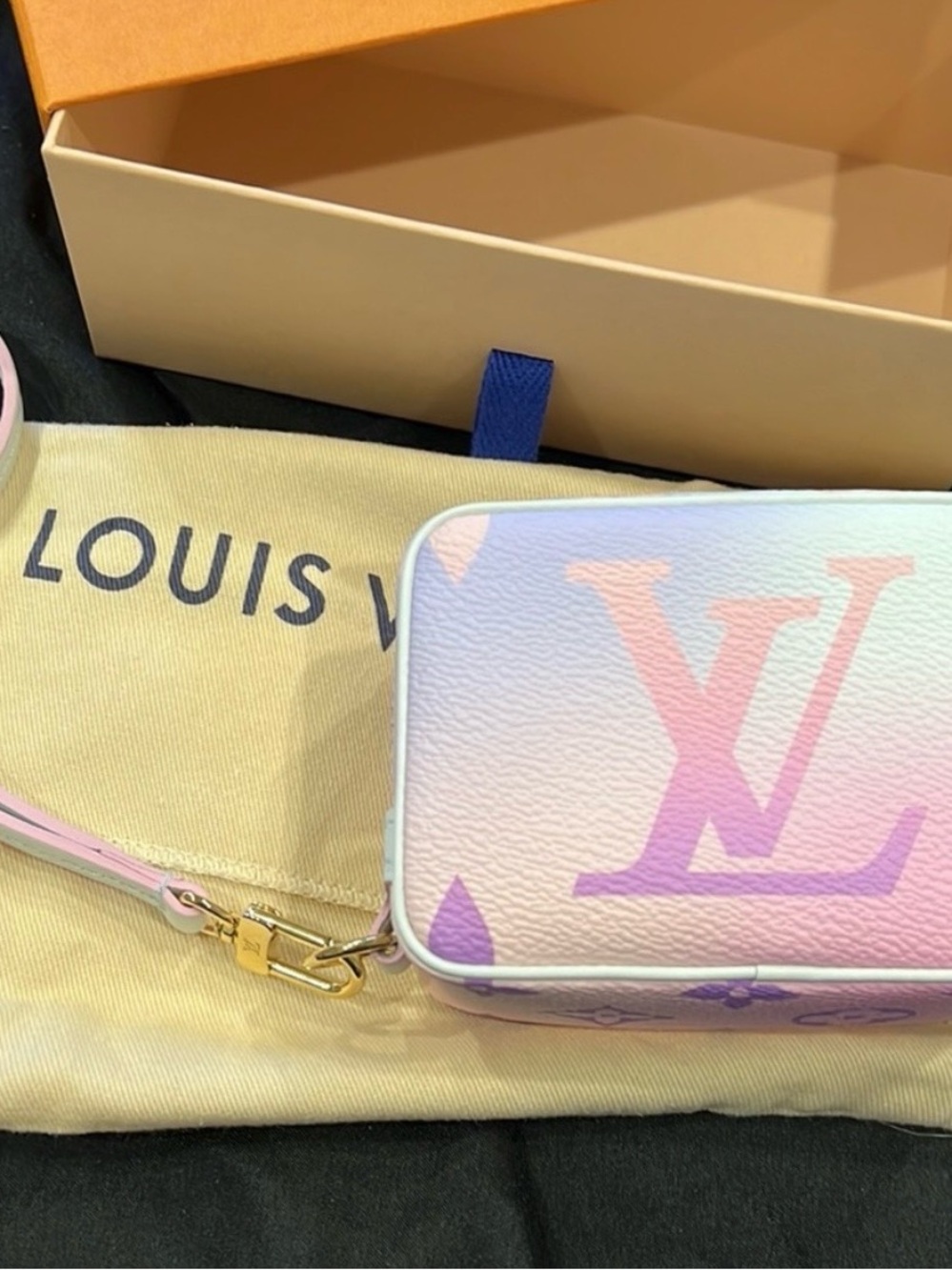 Louis Vuitton Wapity Case Sunrise Pastel Wristlet Limited Edition